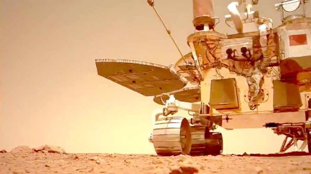 Mars Rover video and audio has been shared by China
