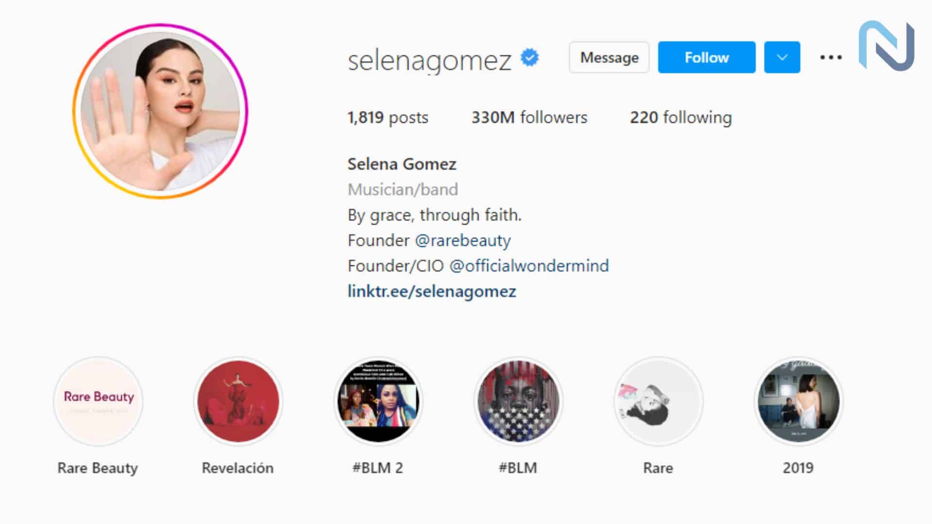 Selena Gomez Most Followed Instagram Account